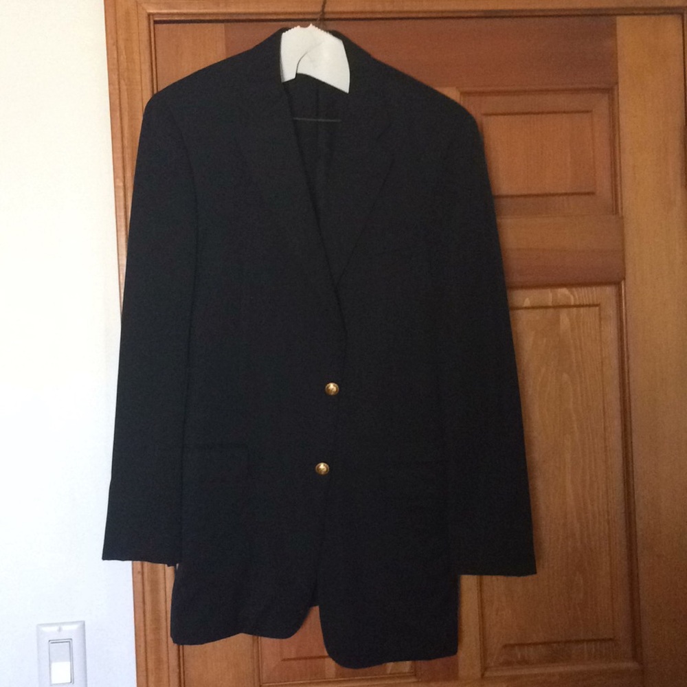 Black suit jacket